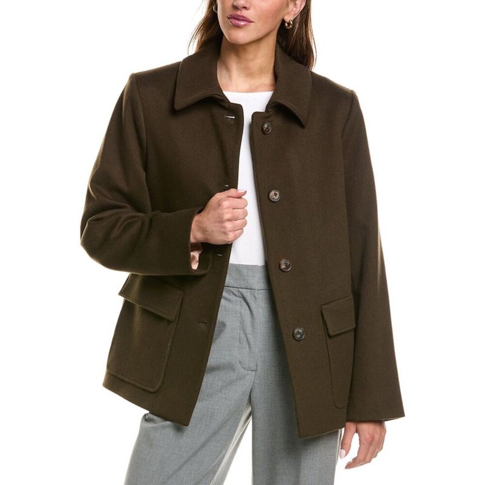 Fleurette Womens  Barn Jacket, Green